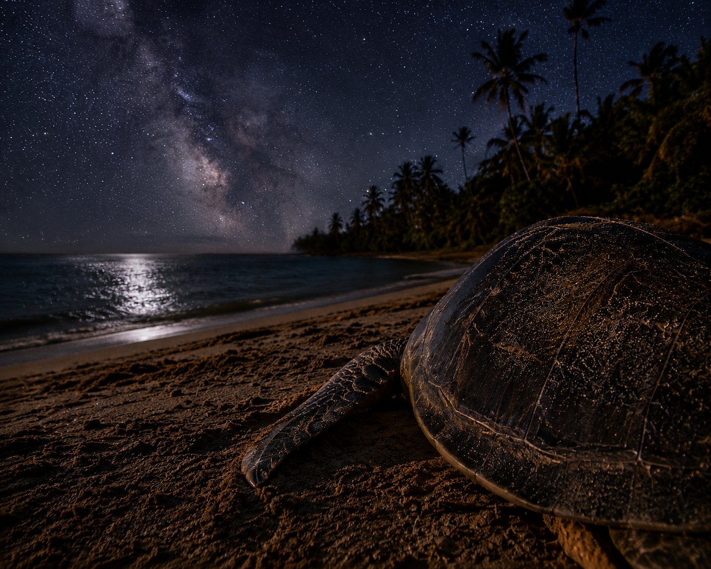 Nighttime Turtle Nesting Expedition