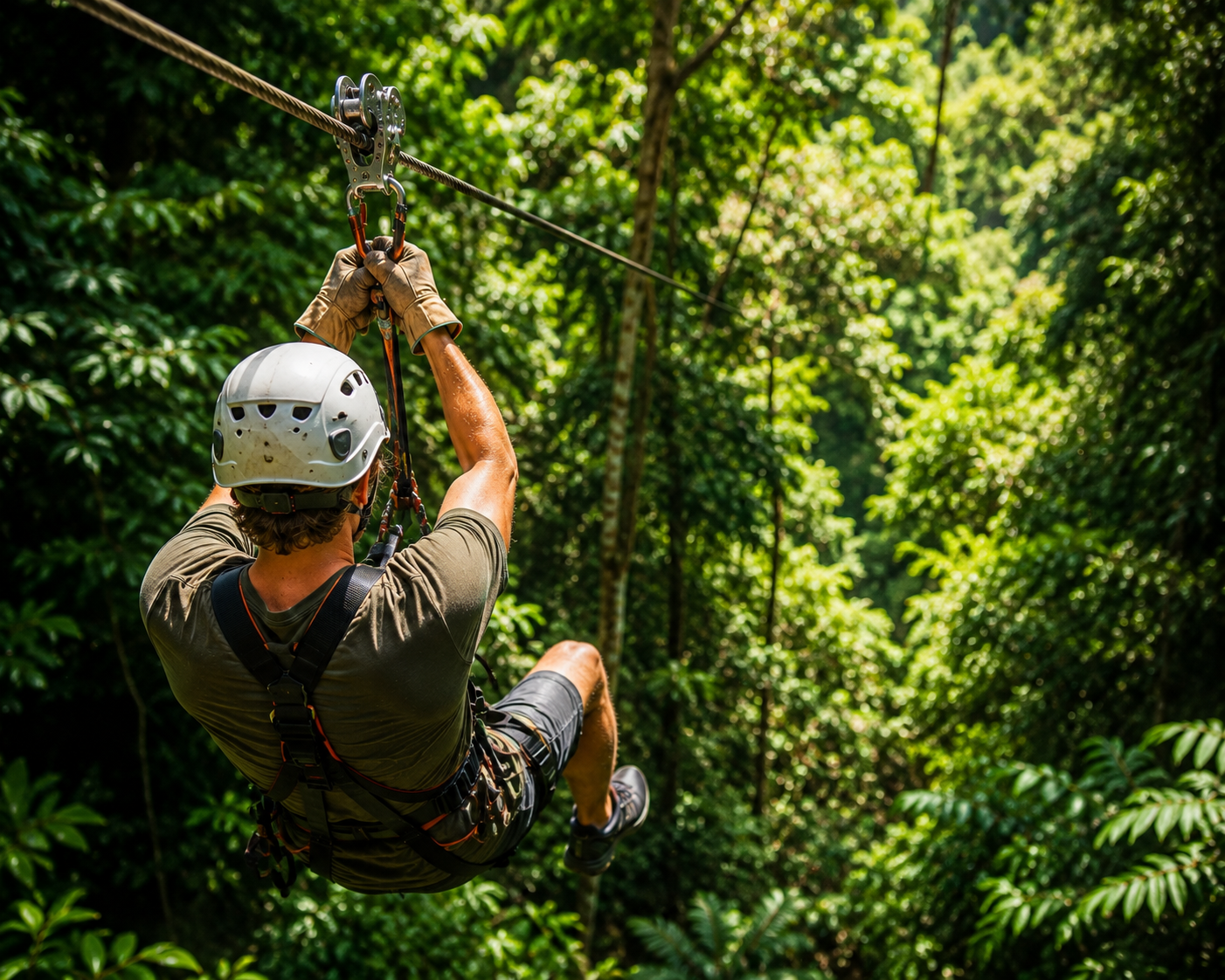 Treetop Canopy Zipline Experience